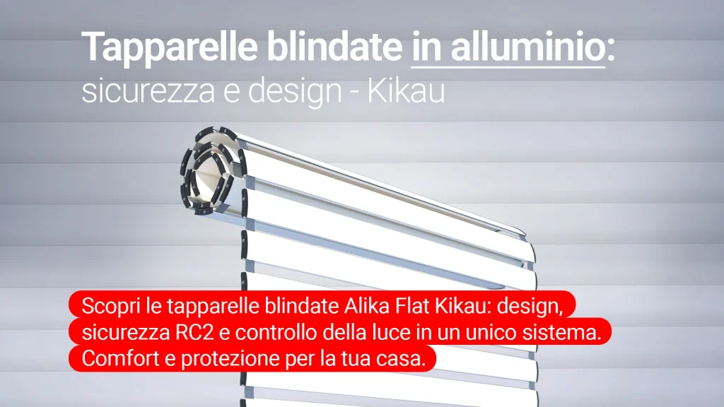 Tapparelle blindate in alluminio: sicurezza e design