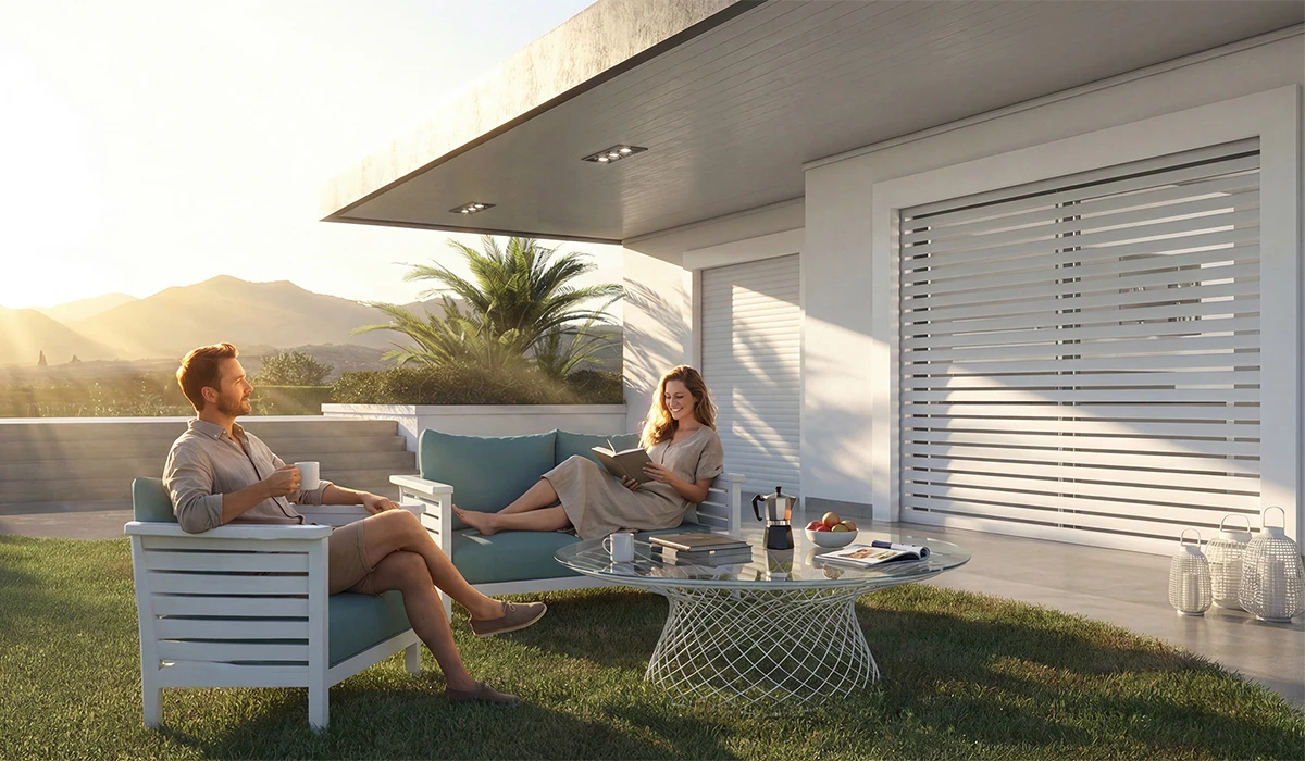 Tapparelle blindate in alluminio Alika Flat Kikau